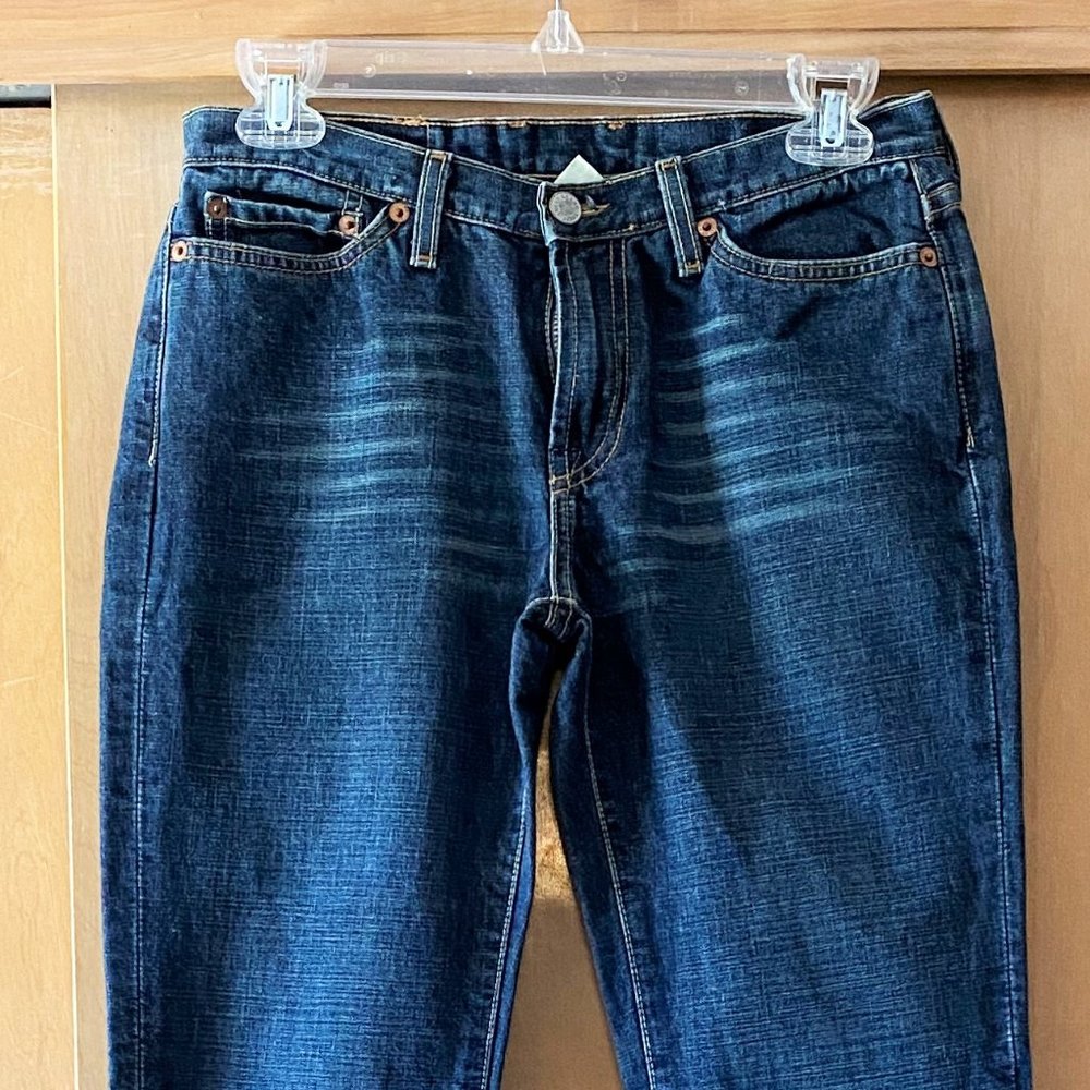 NWOT Sz 4/27 LONG Lucky Brand Dark Wash Laura Jean - Picture 2 of 5